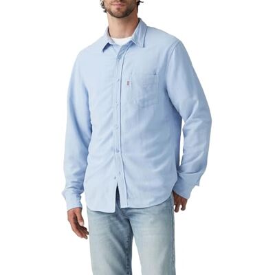 Levi's Sunset 1-Pocket Standard herrskjorta, Chambray Blue, M Levi's Sunset 1-Pocket Standard herrskjorta, Chambray Blue, M