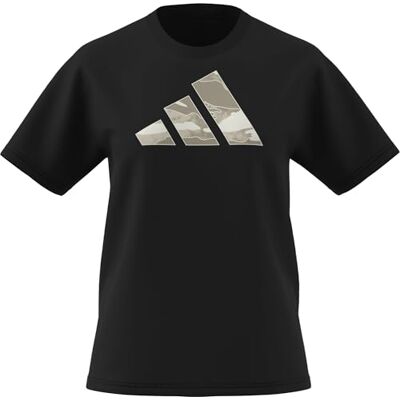 adidas Kobiety CAMO GRAPHIC T-SHIRT, black, M adidas Kobiety CAMO GRAPHIC T-SHIRT, black, M