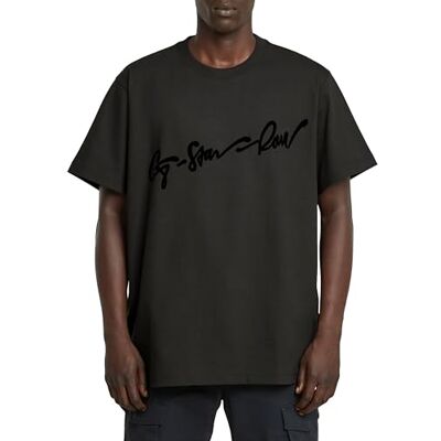 G-STAR RAW G-STAR herr Flock G-script Loose Regular Tee T-tröja G-STAR RAW G-STAR herr Flock G-script Loose Regular Tee T-tröja
