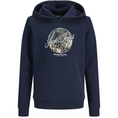 JACK & JONES Jjhonolulu Shape Sweat Hood Jnr, marinblå blazer, 164 JACK & JONES Jjhonolulu Shape Sweat Hood Jnr, marinblå blazer, 164