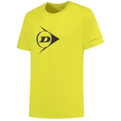 Dunlop Essentials barn kampanj t-shirt, ljusgul, 128 Dunlop Essentials barn kampanj t-shirt, ljusgul, 128