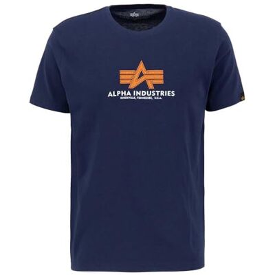 Alpha Industries Basic T Rubber T-shirt för män Ultra Navy Alpha Industries Basic T Rubber T-shirt för män Ultra Navy