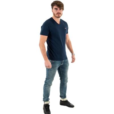 Levi's Original Housemark V-Neck T-Shirt herr, Dress Blues, XXL Levi's Original Housemark V-Neck T-Shirt herr, Dress Blues, XXL