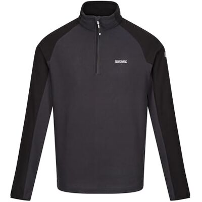 Regatta Elson Ii Veste Polaire Demi-zippée Pour Homme pullover, Ask/svart, 3XL Regatta Elson Ii Veste Polaire Demi-zippée Pour Homme pullover, Ask/svart, 3XL