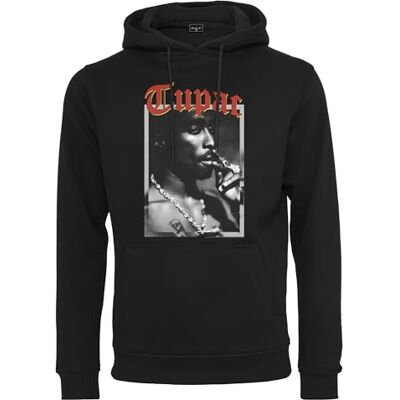 MERCHCODE Mister Tee Tupac California Love Hoody Huvtröja för män, svart, M MERCHCODE Mister Tee Tupac California Love Hoody Huvtröja för män, svart, M
