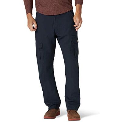 Wrangler Authentics Wrangler Jeans för Herr Cargo Pant, Avslappnad Passform, Raka Ben,NAVY,34W/34L Wrangler Authentics Wrangler Jeans för Herr Cargo Pant, Avslappnad Passform, Raka Ben,NAVY,34W/34L