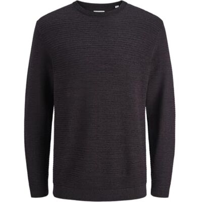 JACK & JONES Jjotto Knit Crew Neck Aw25, Plum Perfect, L JACK & JONES Jjotto Knit Crew Neck Aw25, Plum Perfect, L