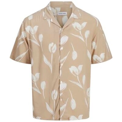 JACK & JONES JJEJEFF Charge Resort Shirt SS SN, Oxford brun, XL JACK & JONES JJEJEFF Charge Resort Shirt SS SN, Oxford brun, XL