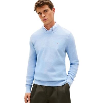 Tommy Hilfiger herr Essential Structure Crew Neck Mw0Mw36347, blå, XS Tommy Hilfiger herr Essential Structure Crew Neck Mw0Mw36347, blå, XS