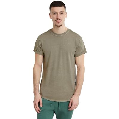 G-STAR RAW G-STAR Herr Overdyed Lash T-shirts, Grå (Rock Ridge Gd D16396-2653-g471), XXL G-STAR RAW G-STAR Herr Overdyed Lash T-shirts, Grå (Rock Ridge Gd D16396-2653-g471), XXL