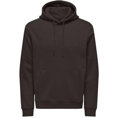 Only & Sons Onsconnor Reg Sweat Hoodie Noos, Mulch, S Only & Sons Onsconnor Reg Sweat Hoodie Noos, Mulch, S