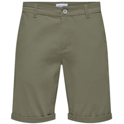 Only & Sons ONSPETER Life regular 0013 shorts NOOS, Djupt ljus grön, S Only & Sons ONSPETER Life regular 0013 shorts NOOS, Djupt ljus grön, S