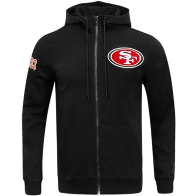 Pro Standard herr Nfl Classic Chenille bomull dubbel stickad hel dragkedja huvtröja huva tröja Pro Standard herr Nfl Classic Chenille bomull dubbel stickad hel dragkedja huvtröja huva tröja