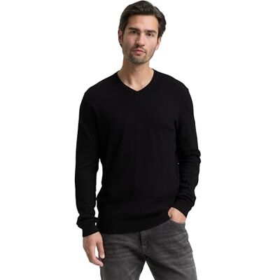 TOM TAILOR herrtröja, 29999 Svart, M TOM TAILOR herrtröja, 29999 Svart, M