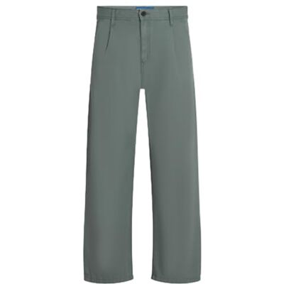KARL LAGERFELD Jeans, Herr, Relaxed Chino Pant, Relaxed Fit, Grå, 30 KARL LAGERFELD Jeans, Herr, Relaxed Chino Pant, Relaxed Fit, Grå, 30