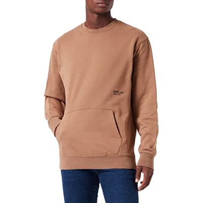 Replay Herr M6054 tröja, 989 Safari, 3XL Replay Herr M6054 tröja, 989 Safari, 3XL