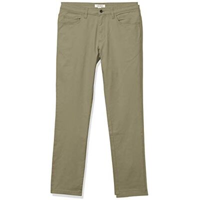 Amazon Essentials herr Skinny-Fit 5-fickors komfort stretch chinos byxa (tidigare Goodthreads), mörk oliv, 33 B x 29 L Amazon Essentials herr Skinny-Fit 5-fickors komfort stretch chinos byxa (tidigare Goodthreads), mörk oliv, 33 B x 29 L