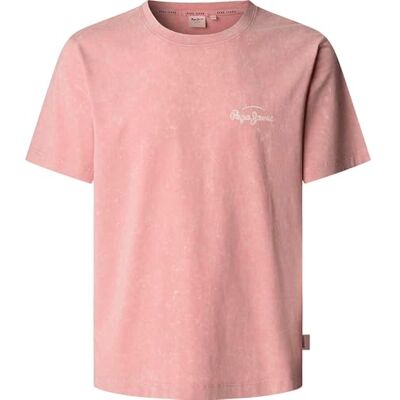 Pepe Jeans herr Terell T-Shirt, rosa (ASH rosa), S, Rosa (askrosa rosa), S Pepe Jeans herr Terell T-Shirt, rosa (ASH rosa), S, Rosa (askrosa rosa), S