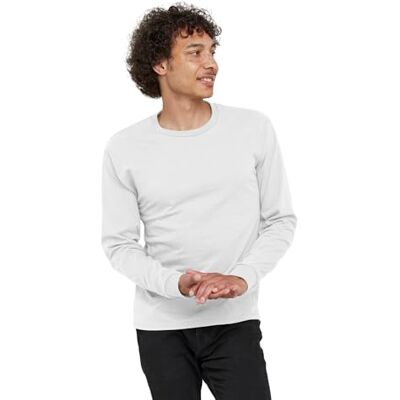 Hanes Långärmad ComfortSoft T-shirt för män (förpackning med 4) Hanes Långärmad ComfortSoft T-shirt för män (förpackning med 4)