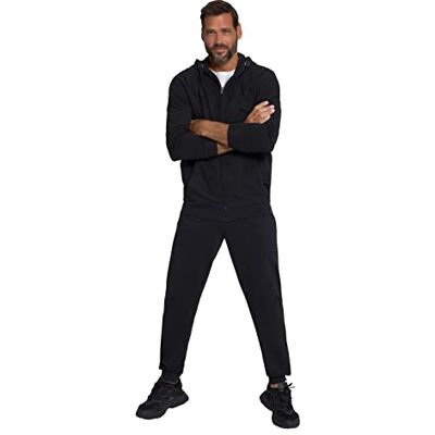 JP 1880 Herrar stora storlekar överdimensionerade herrkläder L-8XL joggingdräkt, huvjacka och byxor, upp till storlek 8XL 802934, svart, 3XL JP 1880 Herrar stora storlekar överdimensionerade herrkläder L-8XL joggingdräkt, huvjacka och byxor, upp till storlek 8XL 802934, svart, 3XL