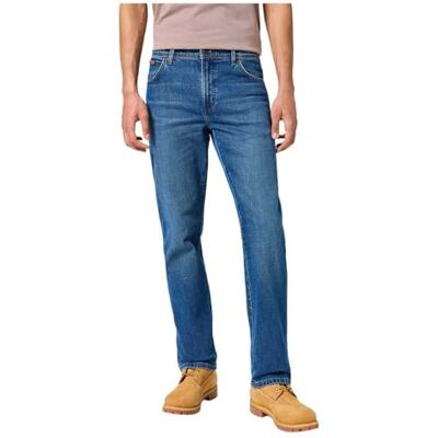 Wrangler herr Jeans Texas Stretch, Zonsondergang Blauw, 30W / 32L Wrangler herr Jeans Texas Stretch, Zonsondergang Blauw, 30W / 32L
