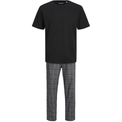 JACK & JONES JACK&JONES Jacbacis te och vävda byxor giftbox, Svart/pack: byxor brun kontroll, S JACK & JONES JACK&JONES Jacbacis te och vävda byxor giftbox, Svart/pack: byxor brun kontroll, S