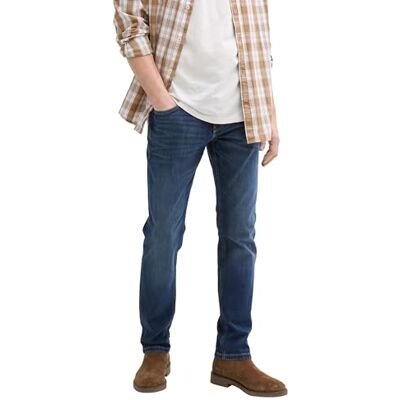 TOM TAILOR 1046964 Josh Regular Slim Jeans herr, 10127 – Bläckblå denim, 28W / 30L TOM TAILOR 1046964 Josh Regular Slim Jeans herr, 10127 – Bläckblå denim, 28W / 30L