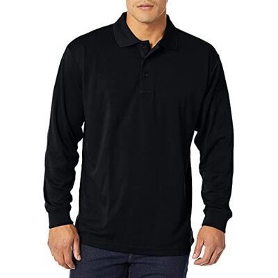Propper herr uniform långärmad poloskjorta Svart XL Propper herr uniform långärmad poloskjorta Svart XL