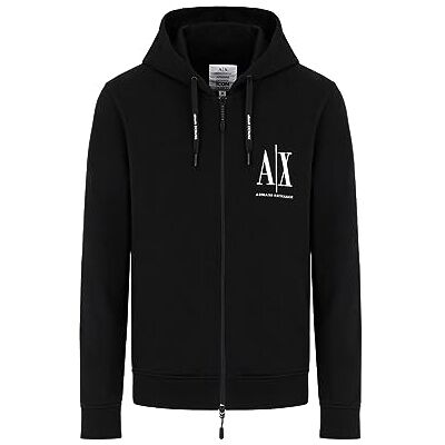 Giorgio Armani 8NZMPPZJ1ZZ, huvtröja XXL, Svart Giorgio Armani 8NZMPPZJ1ZZ, huvtröja XXL, Svart
