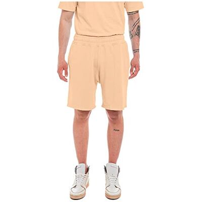 Replay Joggingbyxor för män, korta av bomull, Sintra Ochre 017, L Replay Joggingbyxor för män, korta av bomull, Sintra Ochre 017, L