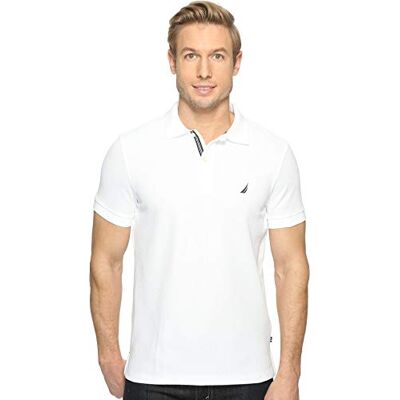 Nautica Män Slim Fit Kortärmad Solid Polotröja Nautica Män Slim Fit Kortärmad Solid Polotröja