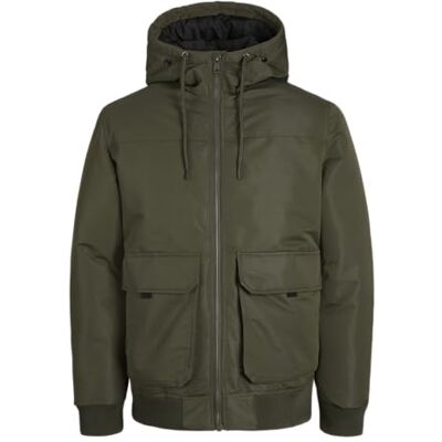 JACK & JONES Jjconstruct Bomberjacka för män, Russin, XL JACK & JONES Jjconstruct Bomberjacka för män, Russin, XL