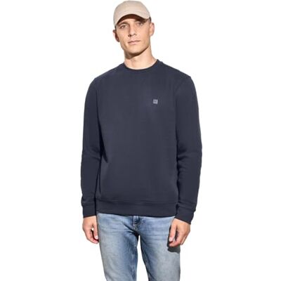 Street One MEN Crewneck sweatshirt Night Blue S Street One MEN Crewneck sweatshirt Night Blue S