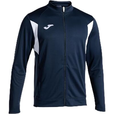 Joma Sweatshirt för män – Winner III – dragkedja, Marinvit, 3XS Joma Sweatshirt för män – Winner III – dragkedja, Marinvit, 3XS