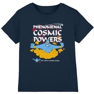 Disney Aladdin The Genie Has Phenomenal Cosmic Powers unisex barn t-shirt, marinblå, 5-6 år, Marinblått Xsp, 5-6 År Disney Aladdin The Genie Has Phenomenal Cosmic Powers unisex barn t-shirt, marinblå, 5-6 år, Marinblått Xsp, 5-6 År