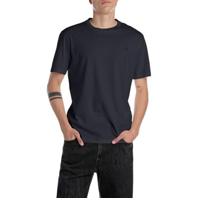 Replay herr tshirt, 067 Night Blue, S Replay herr tshirt, 067 Night Blue, S