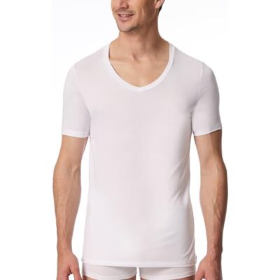 Schiesser T-shirt för män V-ringad – premium modal, Vit_181531, M Schiesser T-shirt för män V-ringad – premium modal, Vit_181531, M