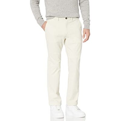 Amazon Essentials herr rak passform vardaglig stretch chinos byxa, sten, 38 B x 32 L Amazon Essentials herr rak passform vardaglig stretch chinos byxa, sten, 38 B x 32 L