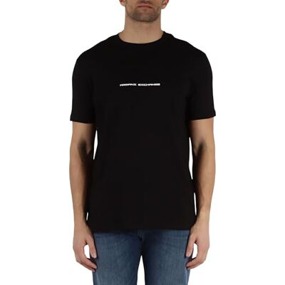 Giorgio Armani Men's Utility Edge, sustainable, präglad och hd logotyp, normal passform, svart, L, svart, L Giorgio Armani Men's Utility Edge, sustainable, präglad och hd logotyp, normal passform, svart, L, svart, L