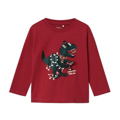 NAME IT pojkar Nmmrcandy Nreg Ls Top Box långärmad skjorta, Hovnarrsröd, 98 NAME IT pojkar Nmmrcandy Nreg Ls Top Box långärmad skjorta, Hovnarrsröd, 98