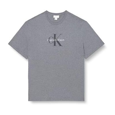 Calvin jeans herr SS hjälte monologo t-shirt 20s LV04RB862G grafiska t-shirts, grå (Med grå HTR), XXL, Grå (Med Grå Htr), XXL Calvin jeans herr SS hjälte monologo t-shirt 20s LV04RB862G grafiska t-shirts, grå (Med grå HTR), XXL, Grå (Med Grå Htr), XXL