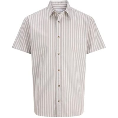 JACK & JONES Jjchad Oxford randig skjorta Ss Jnr, String, 140 JACK & JONES Jjchad Oxford randig skjorta Ss Jnr, String, 140