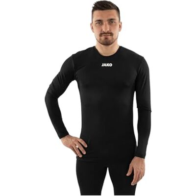 JAKO Unisex långärmad skjorta funktion, svart, S JAKO Unisex långärmad skjorta funktion, svart, S