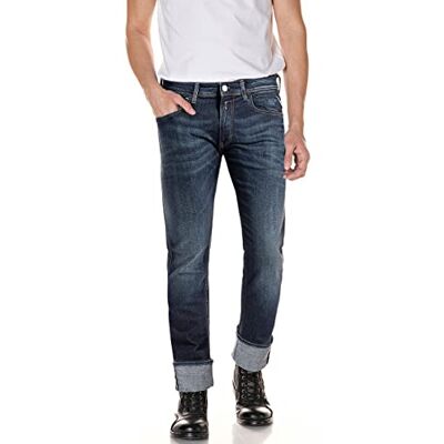 Replay Grover Jeans, 007 Mörkblå, 2830, 007 mörkblå, 28W x 30L Replay Grover Jeans, 007 Mörkblå, 2830, 007 mörkblå, 28W x 30L