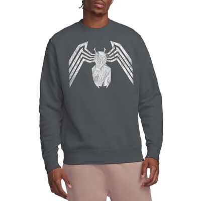 Marvel Venom Emblem Unisex Sweatshirt, Träkol, Medium Marvel Venom Emblem Unisex Sweatshirt, Träkol, Medium