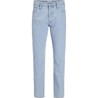 JACK & JONES Jeans för män, lös passform, JJIEDDIE JJORIGINAL SQ 738, lös passform, jeans, Blå denim, 36W / 34L JACK & JONES Jeans för män, lös passform, JJIEDDIE JJORIGINAL SQ 738, lös passform, jeans, Blå denim, 36W / 34L