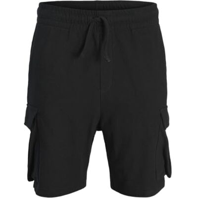 JACK & JONES Herr Jpstgordon Jjloui sweatshorts NAF Jnr, svart, 152 JACK & JONES Herr Jpstgordon Jjloui sweatshorts NAF Jnr, svart, 152