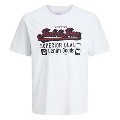 JACK & JONES Jjelogo Tee Ss Oneck 2 Col Aw25 Noos Pls – plus size, Molndansare, 3XL JACK & JONES Jjelogo Tee Ss Oneck 2 Col Aw25 Noos Pls – plus size, Molndansare, 3XL