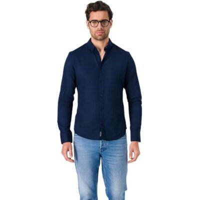 Teddy Smith C- Volt 2 ML skjorta, total marinblå, XL herr Teddy Smith C- Volt 2 ML skjorta, total marinblå, XL herr