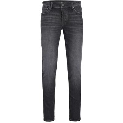 JACK & JONES Slim Fit jeans JJIGLENN JJORIGINAL SQ 270 Slim Fit jeans, Svart denim, 28W / 30L JACK & JONES Slim Fit jeans JJIGLENN JJORIGINAL SQ 270 Slim Fit jeans, Svart denim, 28W / 30L